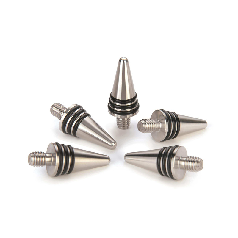 Bottle Stopper Turning Kit - Stainless Steel - 5 Piece - Style:Cone Tip